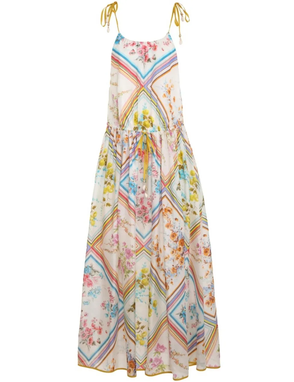 ZIMMERMANN Halcyon Halter Scarf Dress-Women Dresses & Coverups