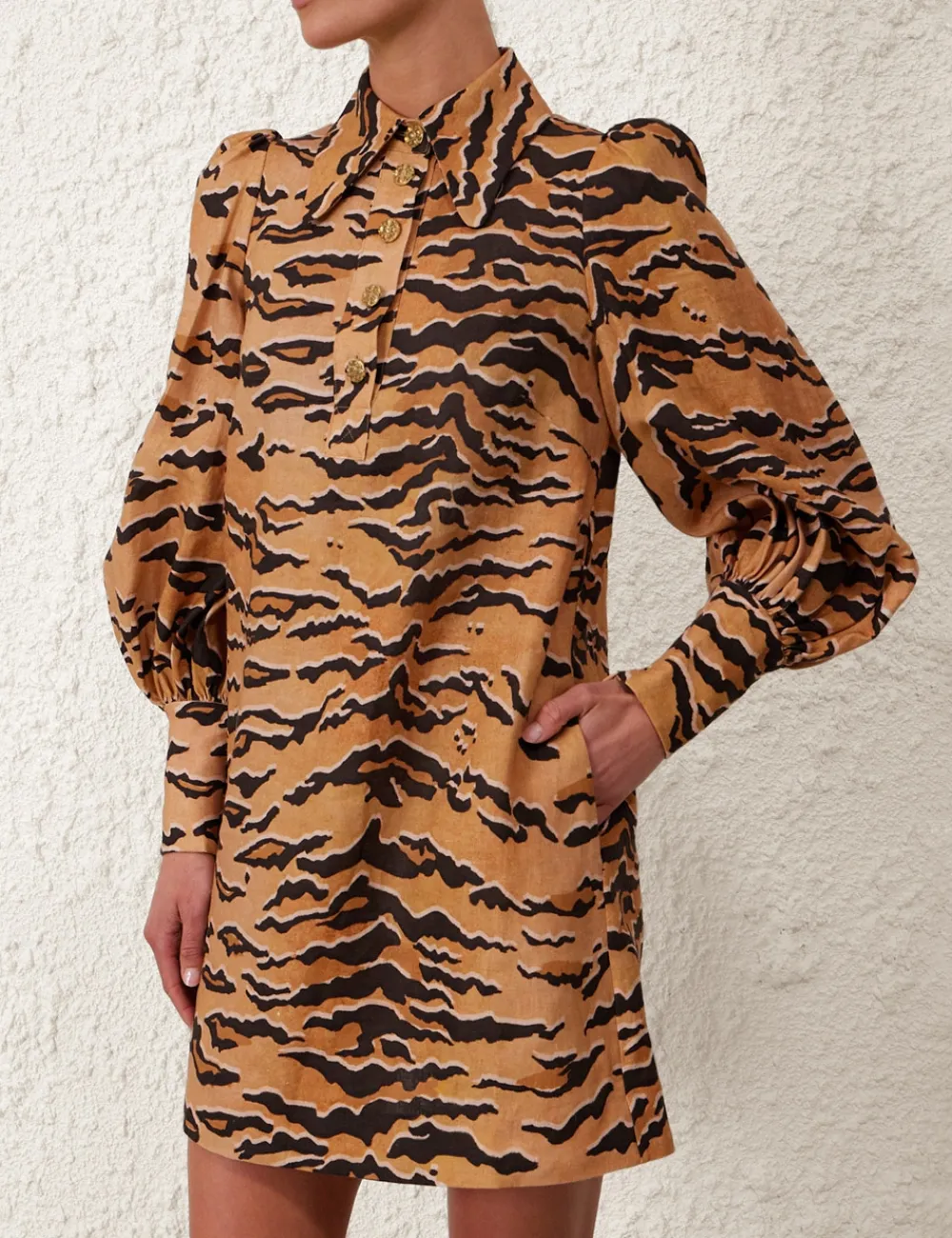 ZIMMERMANN Matchmaker Tunic Dress-Women Clothing