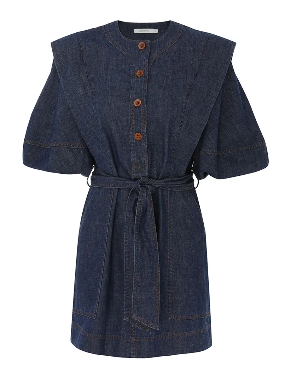 ZIMMERMANN Alight Denim Dress-Women Clothing