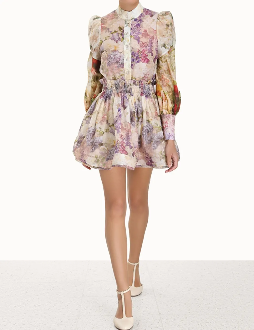 ZIMMERMANN Sensory Spliced Blouse-Women Luminosity