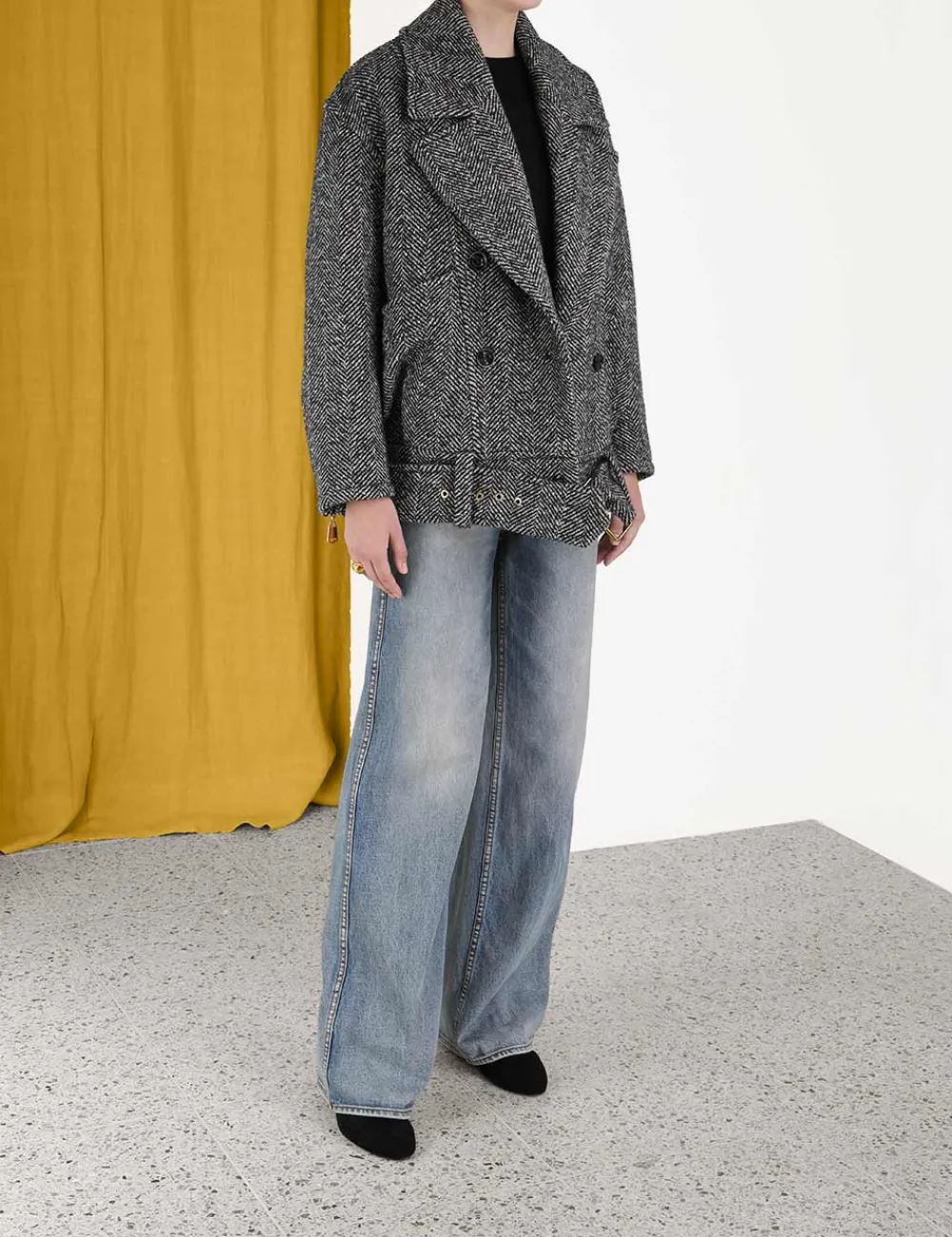 ZIMMERMANN Lyrical Oversized Biker Jacket-Women Clothing