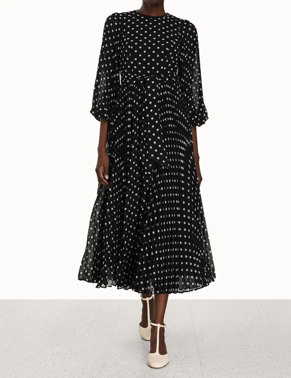 ZIMMERMANN Sunray Long Sleeve Midi-Women Luminosity