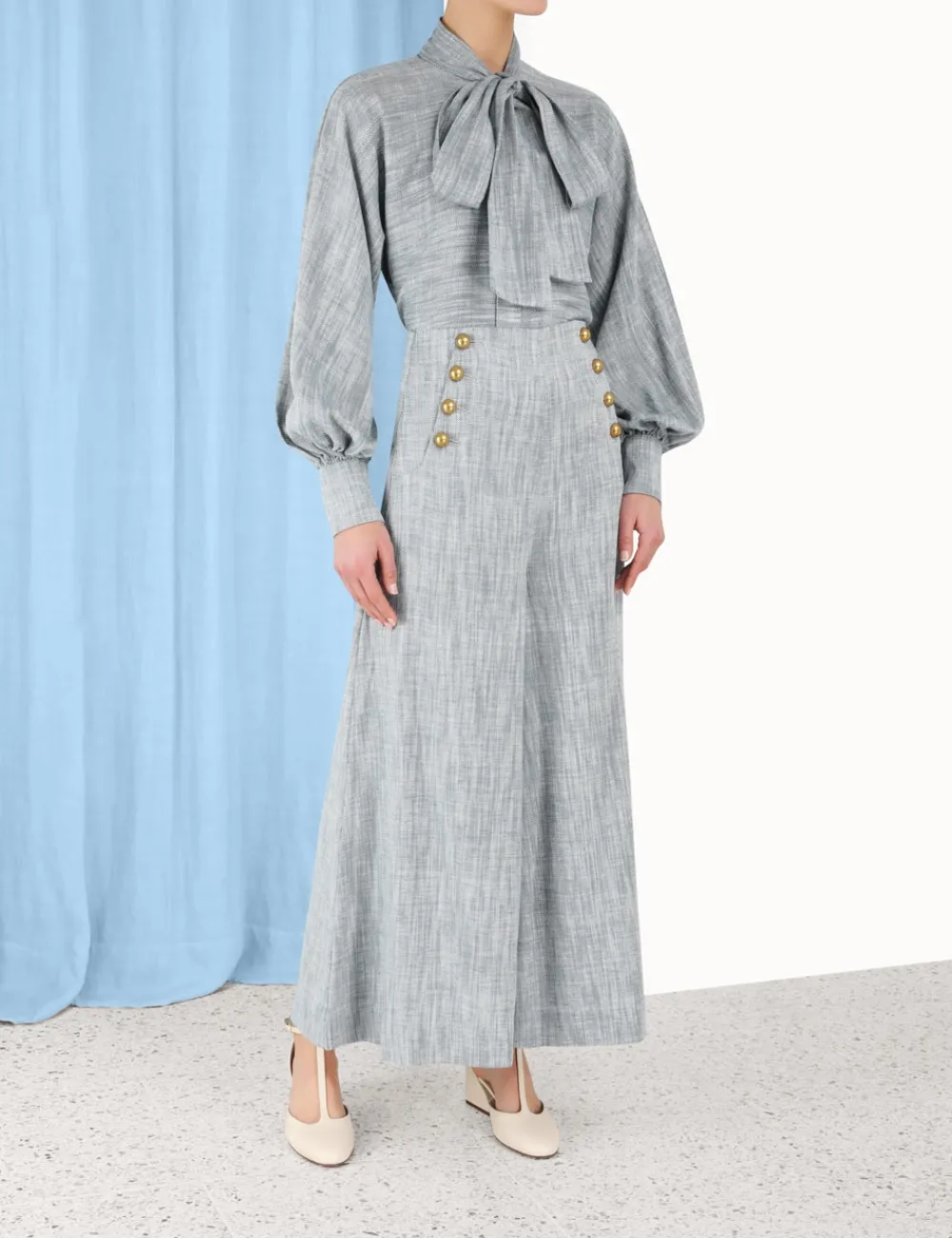 ZIMMERMANN Lyrical Tunic Blouse-Women Tops