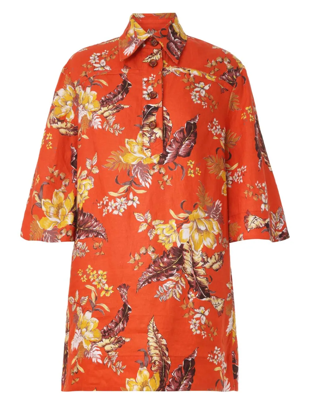 ZIMMERMANN Matchmaker Tunic Dress-Women Clothing