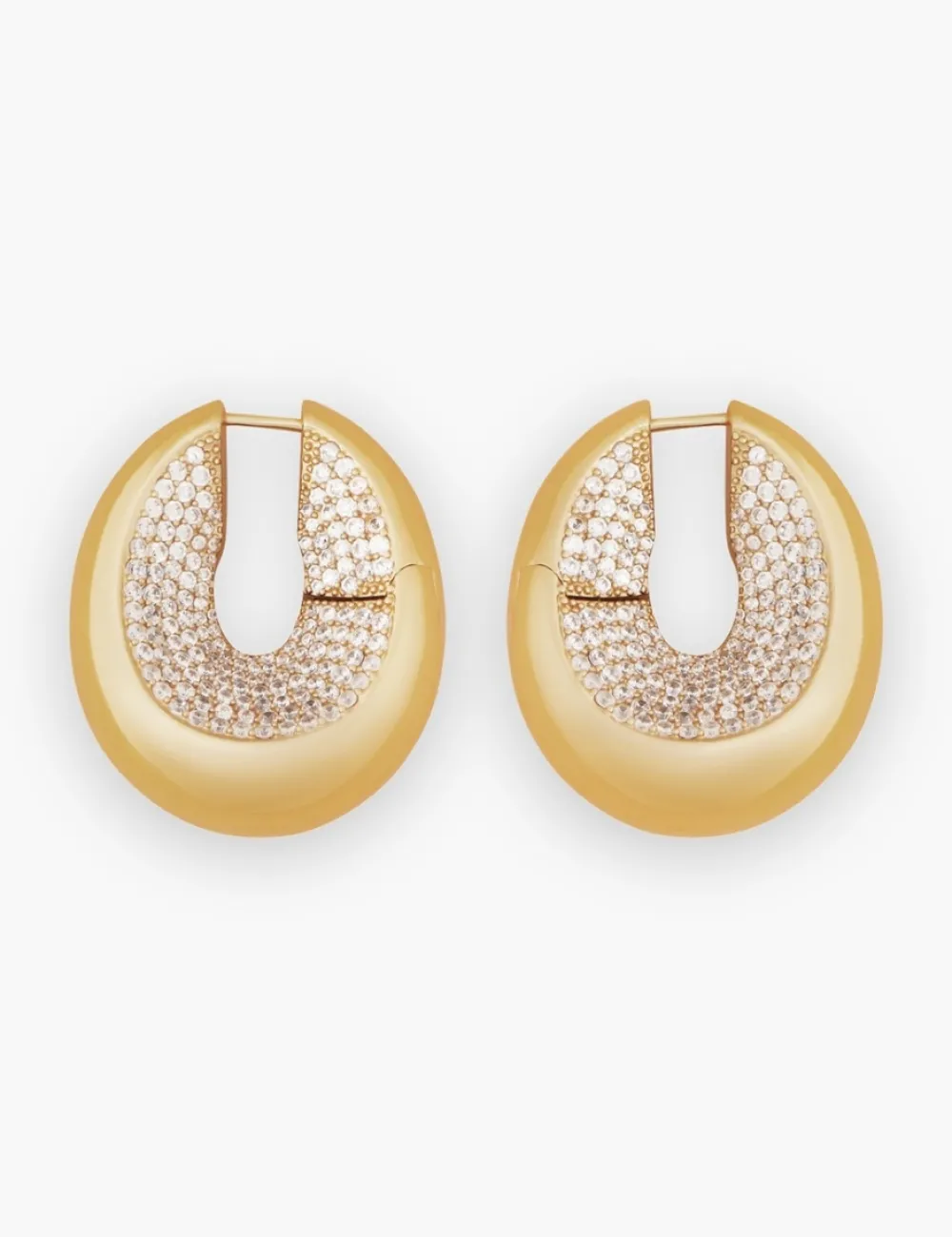 ZIMMERMANN Carved Pave Hoops-Women Accessories