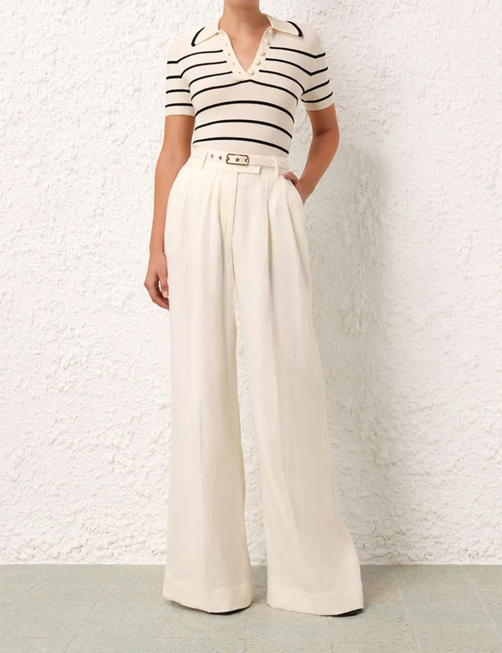 ZIMMERMANN Matchmaker Wide Leg Pant-Women Shorts & Pants