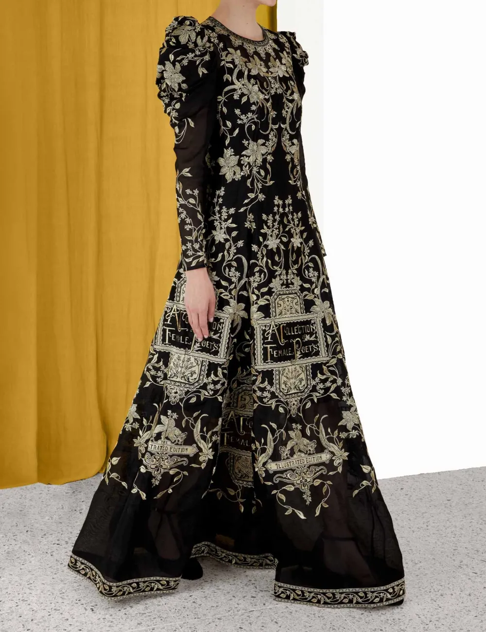 ZIMMERMANN Lyrical Embroidery Midi Dress-Women Clothing