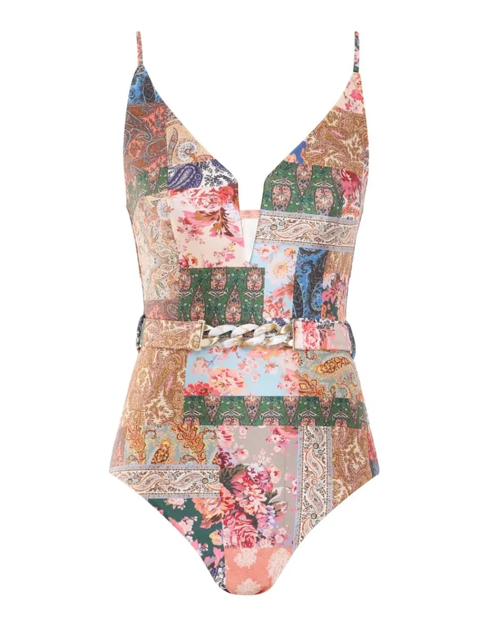 ZIMMERMANN Devi Plunge V Wire 1Pc-Women One Pieces