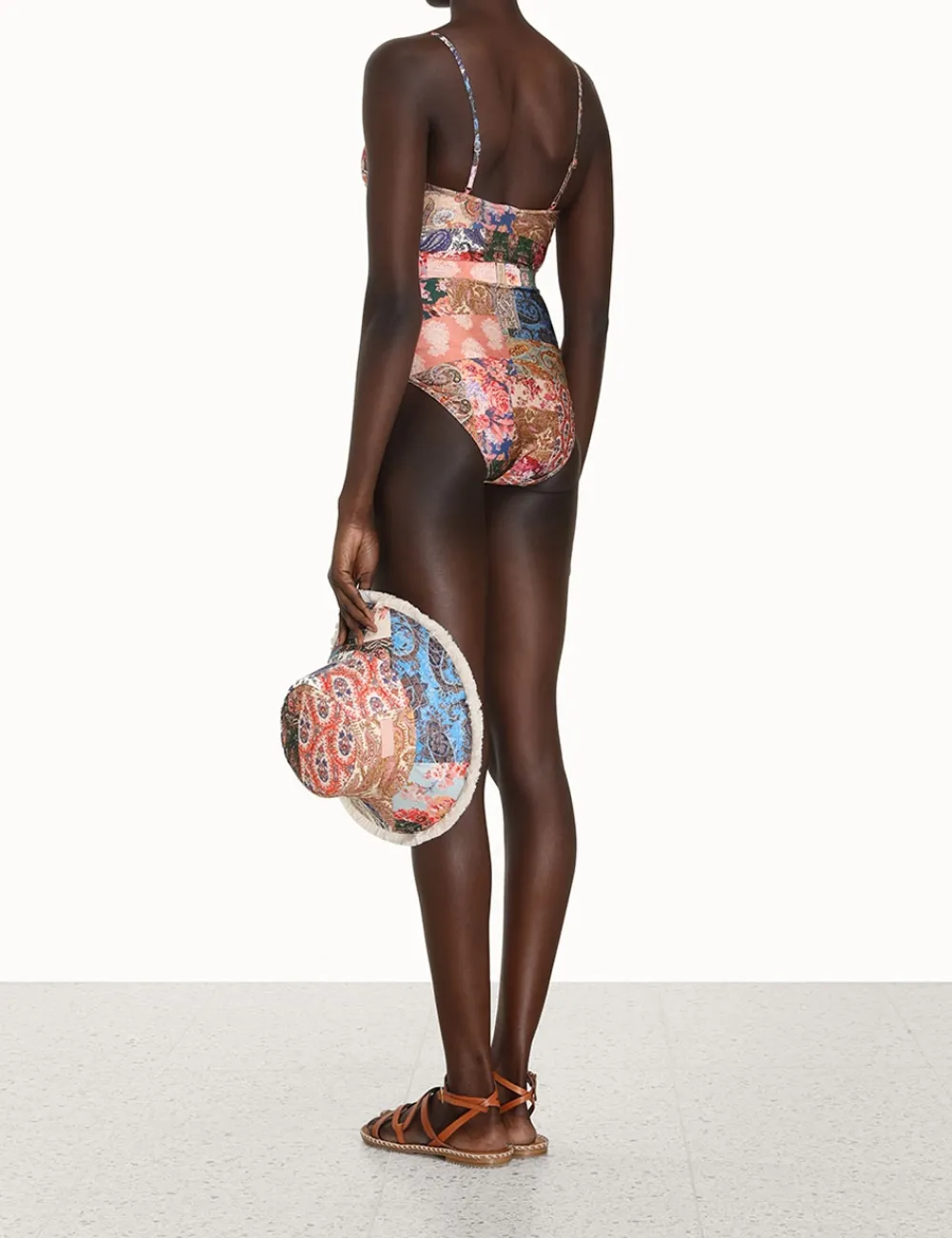 ZIMMERMANN Devi Plunge V Wire 1Pc-Women One Pieces