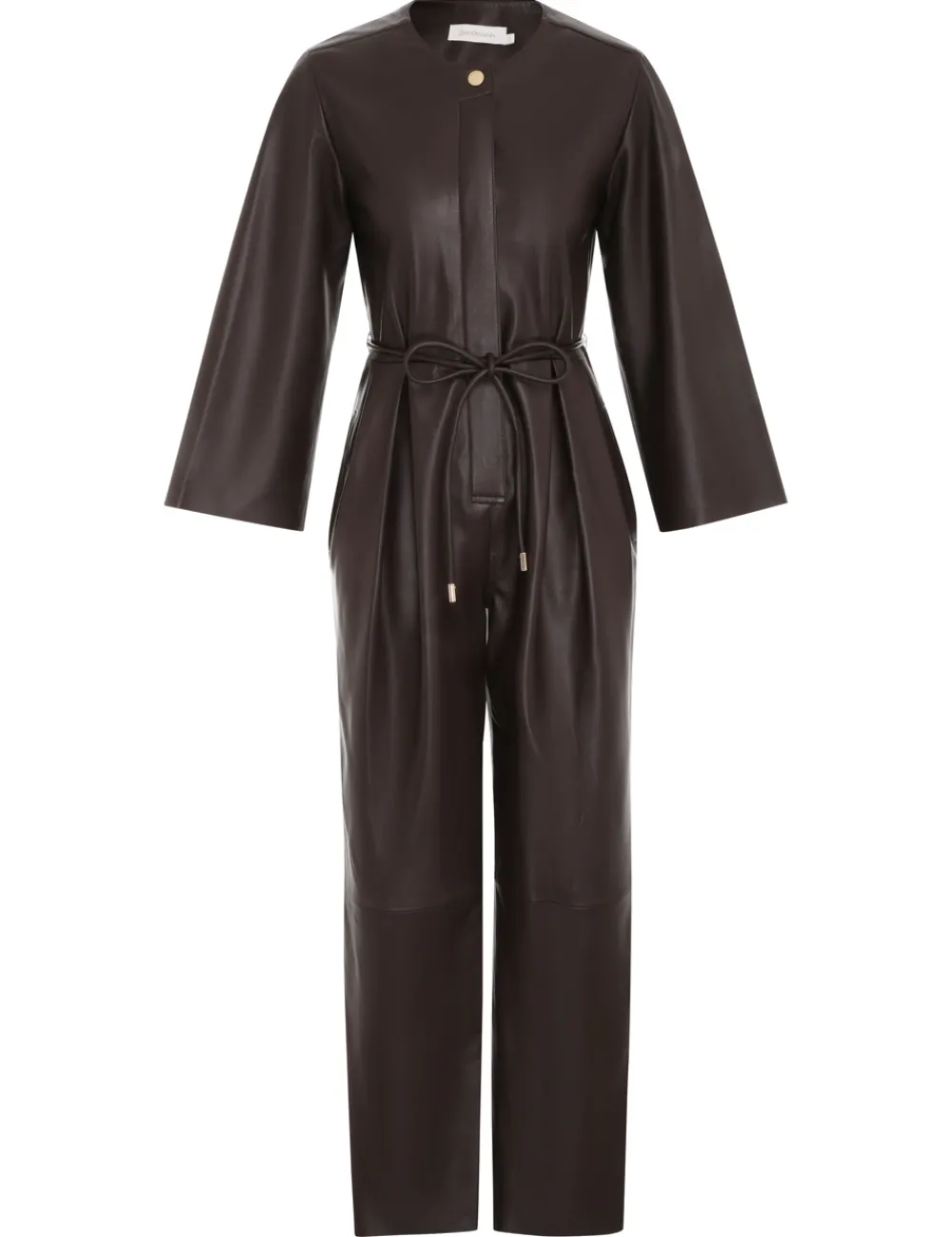 ZIMMERMANN Luminosity Leather Jumpsuit-Women Clothing