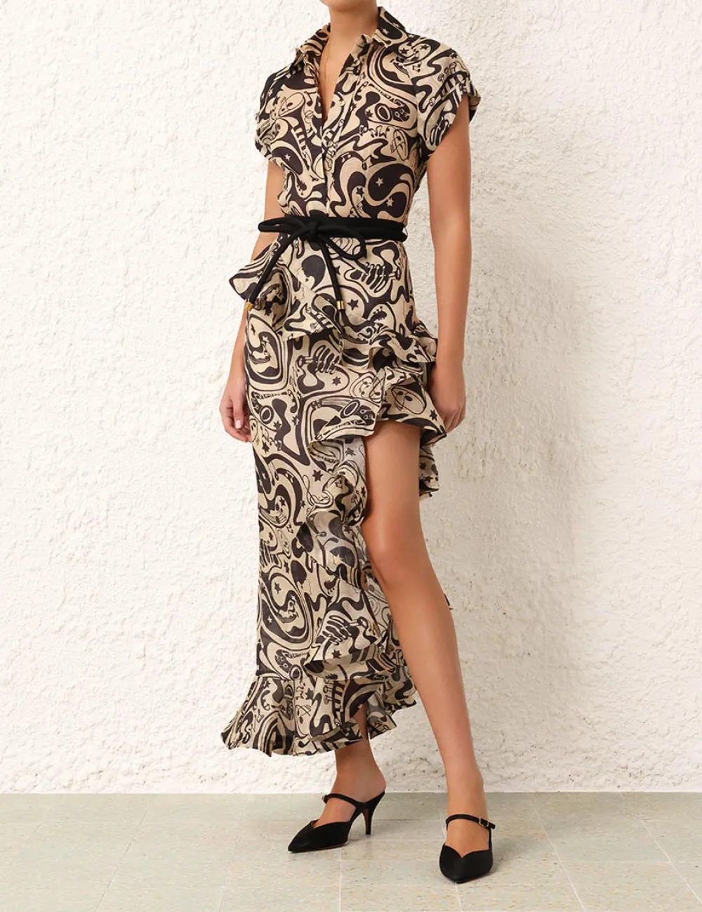 ZIMMERMANN Matchmaker Waterfall Skirt-Women Clothing