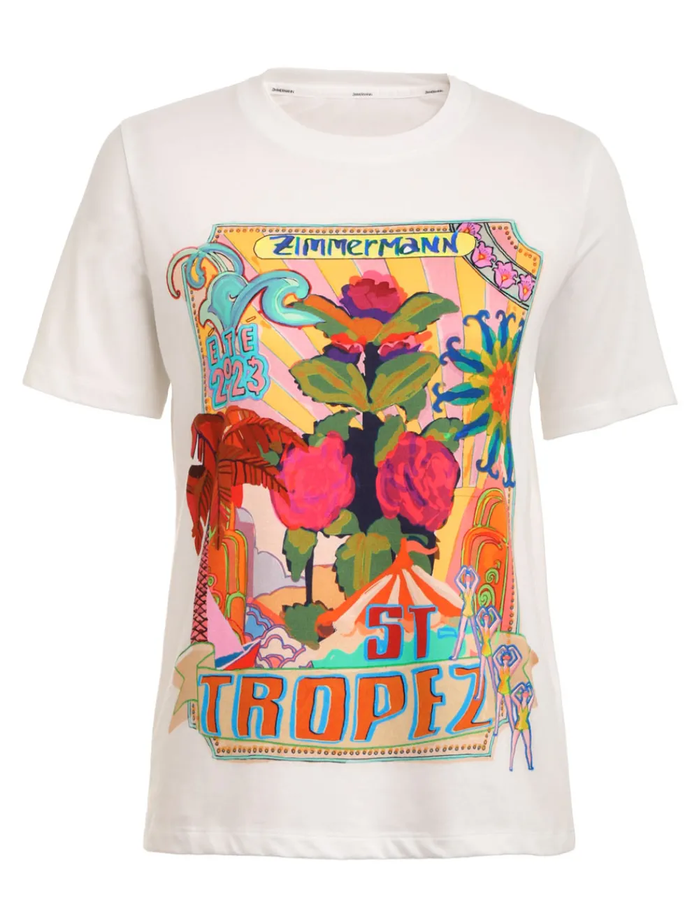 ZIMMERMANN St Tropez Tee-Women Tops