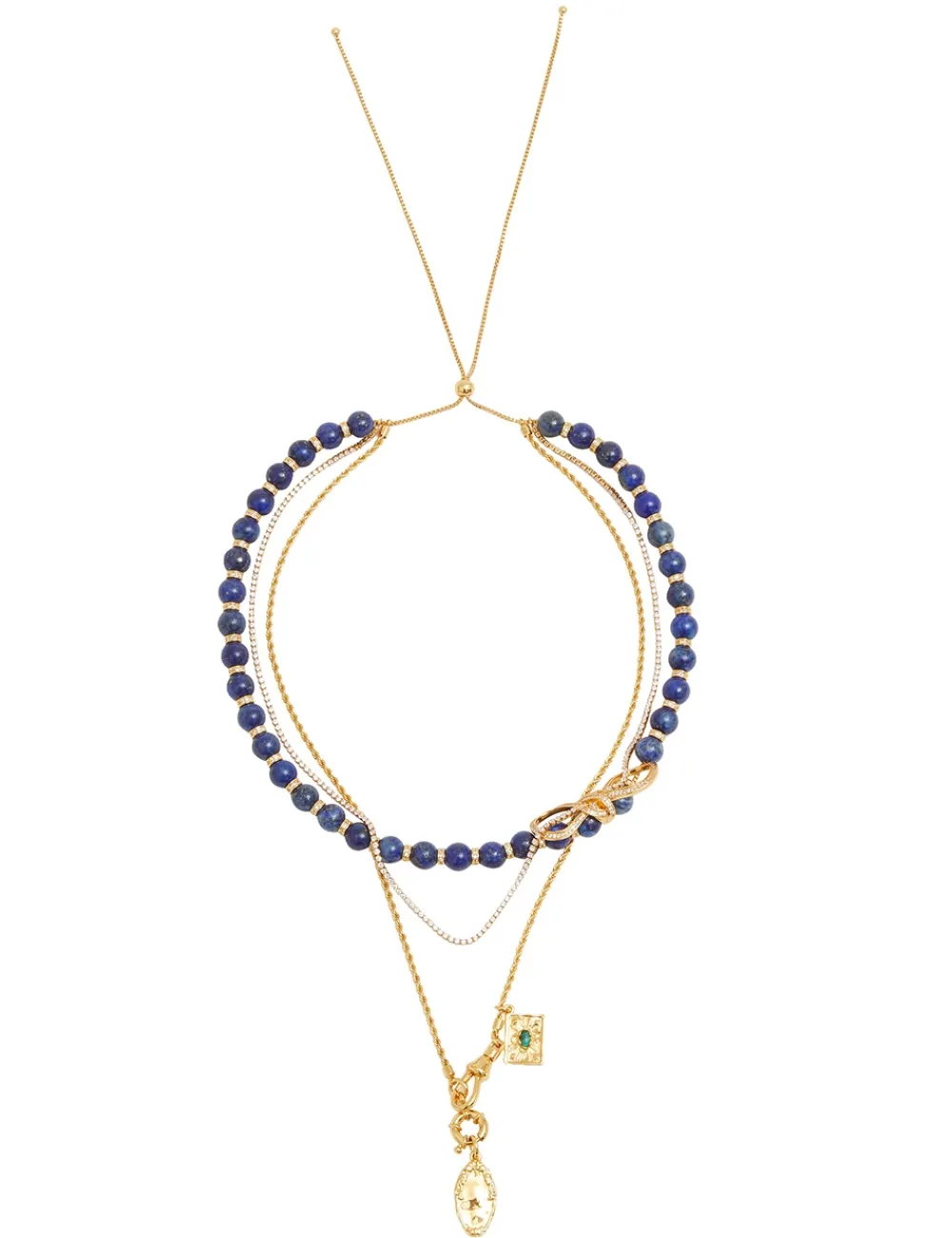 ZIMMERMANN Tangled Collage Chain Necklace-Women Necklaces