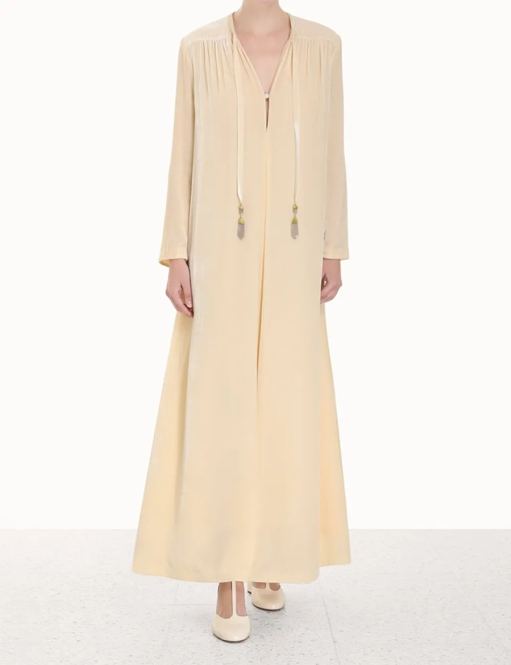 ZIMMERMANN Lyrical Velvet Tubular Dress-Women Clothing