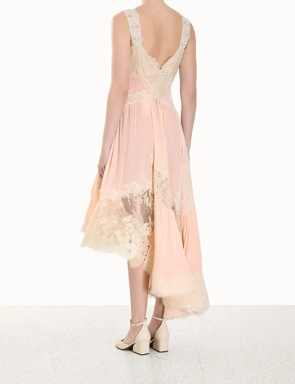 ZIMMERMANN Luminosity Velvet Lace Midi-Women Clothing