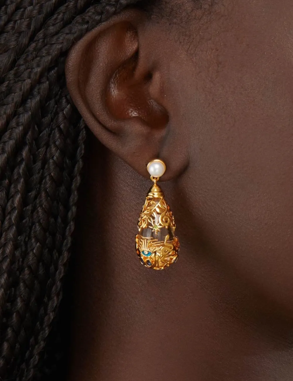 ZIMMERMANN Crystal Tarot Drop Earrings-Women Accessories