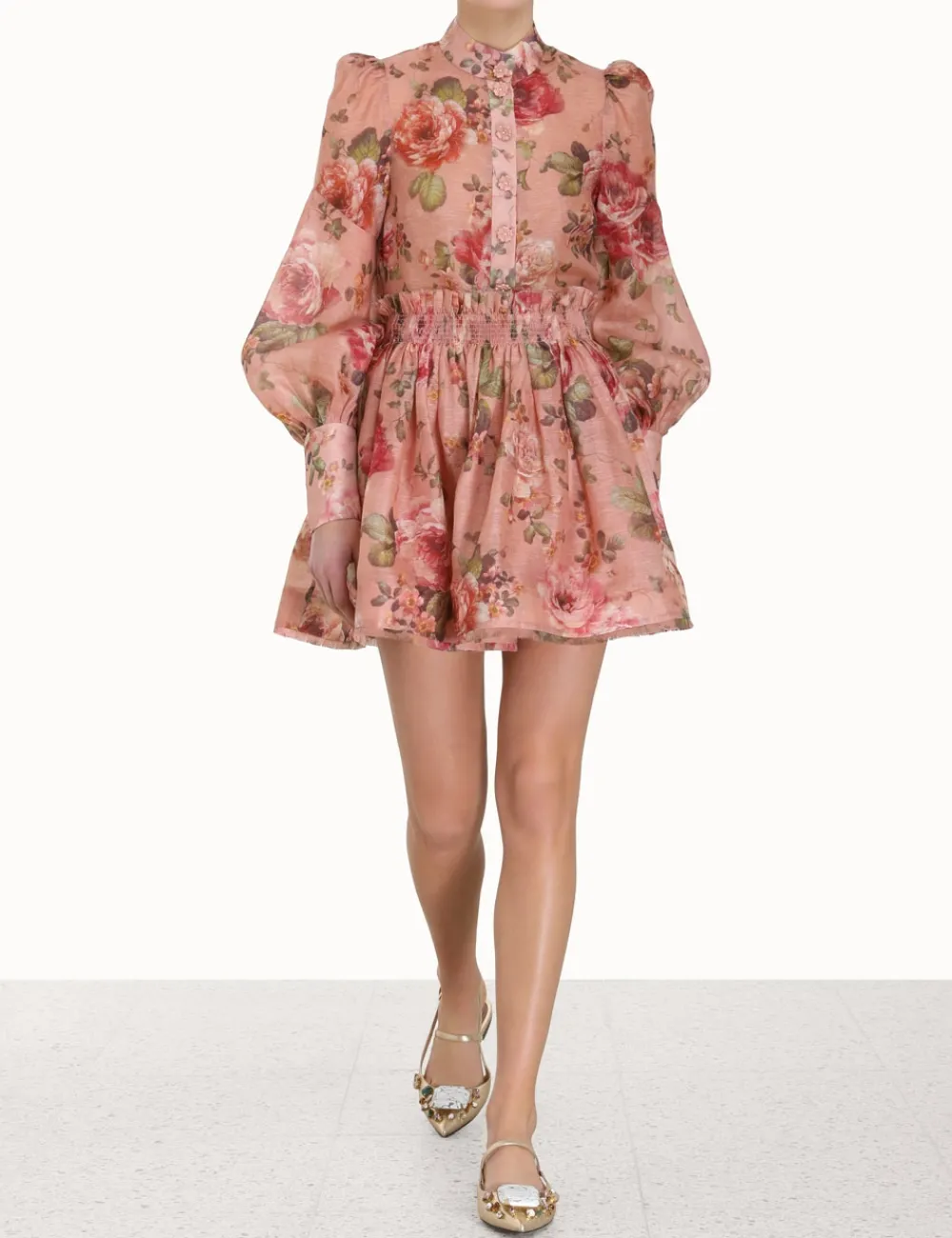 ZIMMERMANN Luminosity Floral Blouse-Women Tops