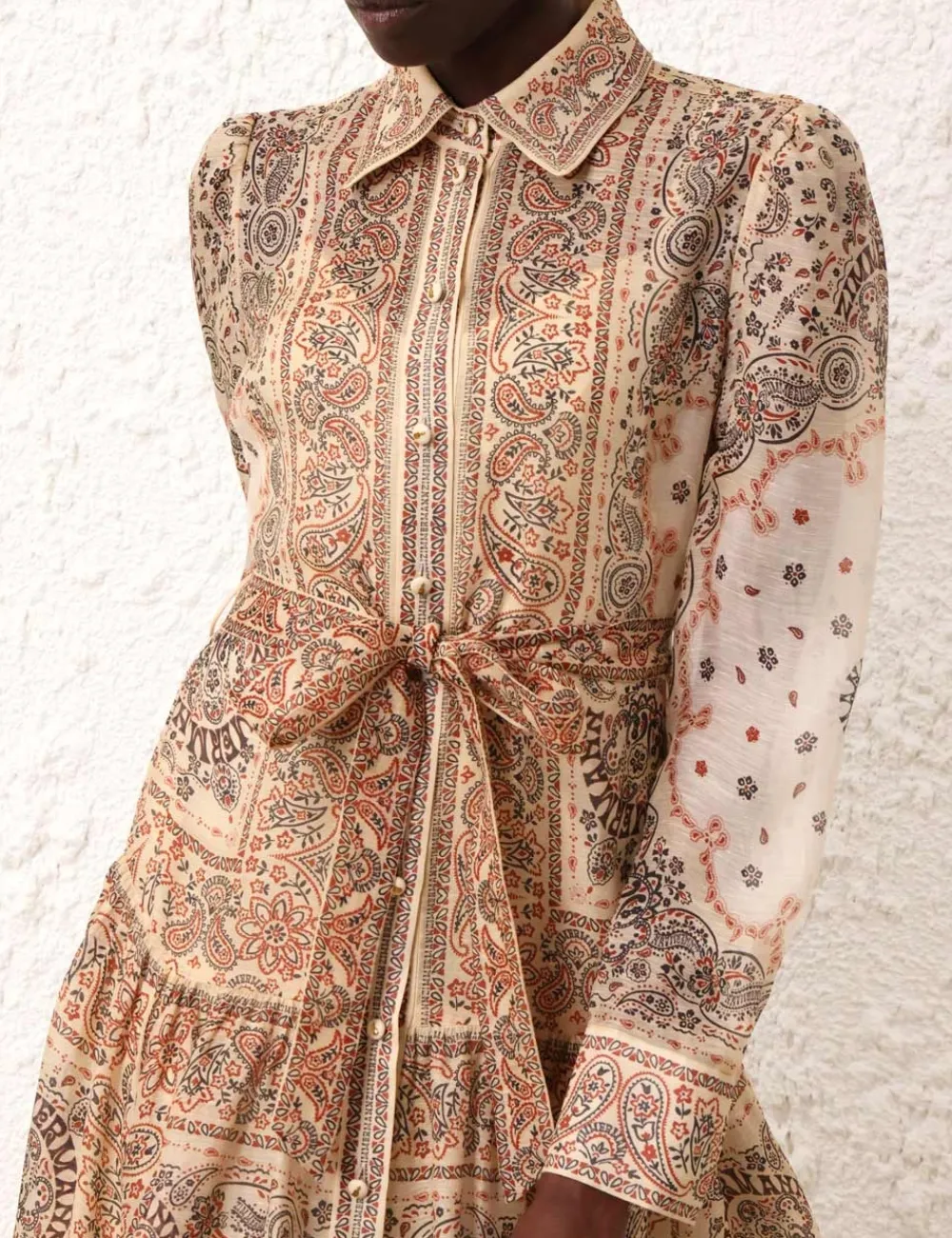 ZIMMERMANN Matchmaker Shirt Dress-Women Dresses