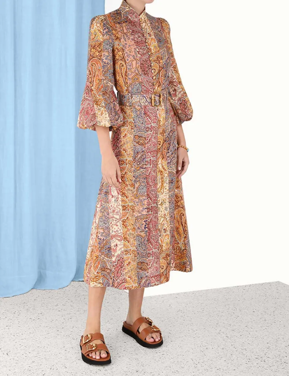 ZIMMERMANN Luminosity Paisley Blouse-Women Clothing