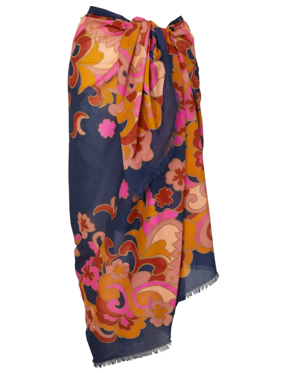 ZIMMERMANN Printed Cotton Pareo-Women Towels & Pareos