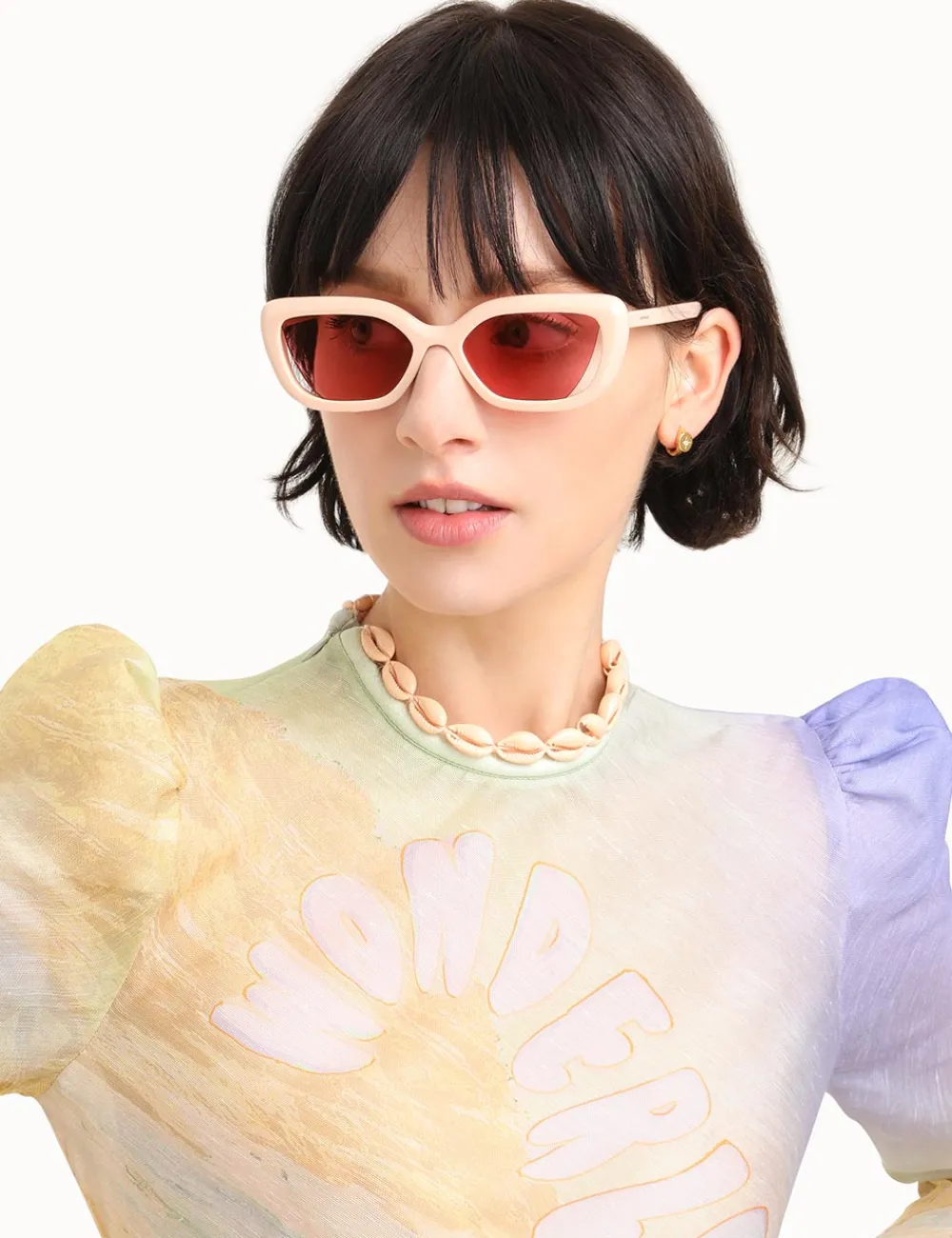ZIMMERMANN Tama Square-Women Sunglasses