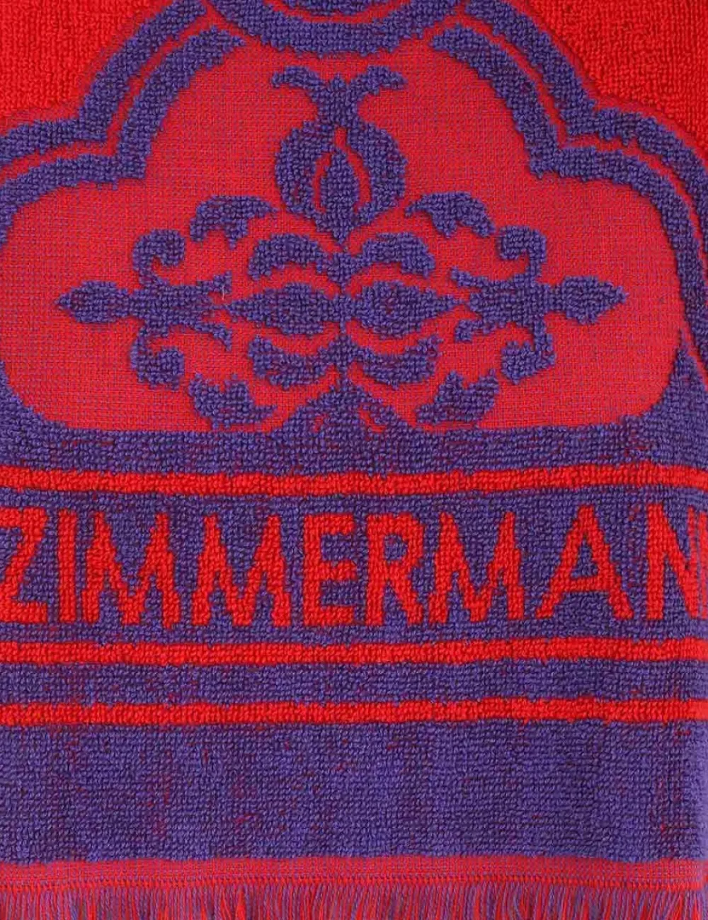 ZIMMERMANN Raie Towelling Crop-Women Tops