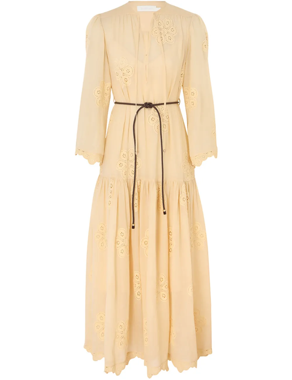 ZIMMERMANN Acadian Embroidered Maxi Dress-Women Clothing