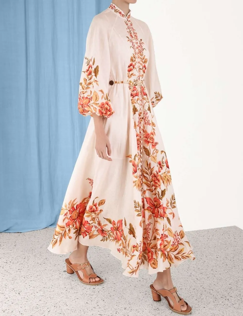 ZIMMERMANN Vacay Billow Long Dress-Women Dresses & Coverups