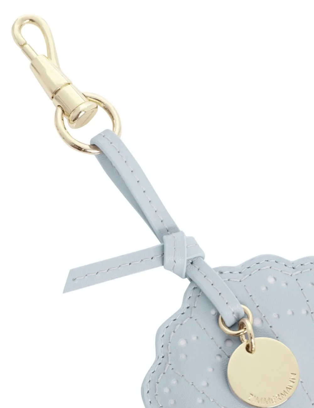 ZIMMERMANN Leather Shell Key Charm-Women Keychains
