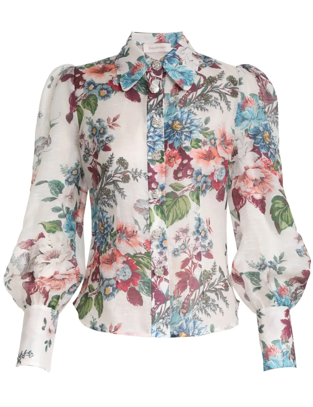 ZIMMERMANN Matchmaker Floral Body Shirt-Women Tops