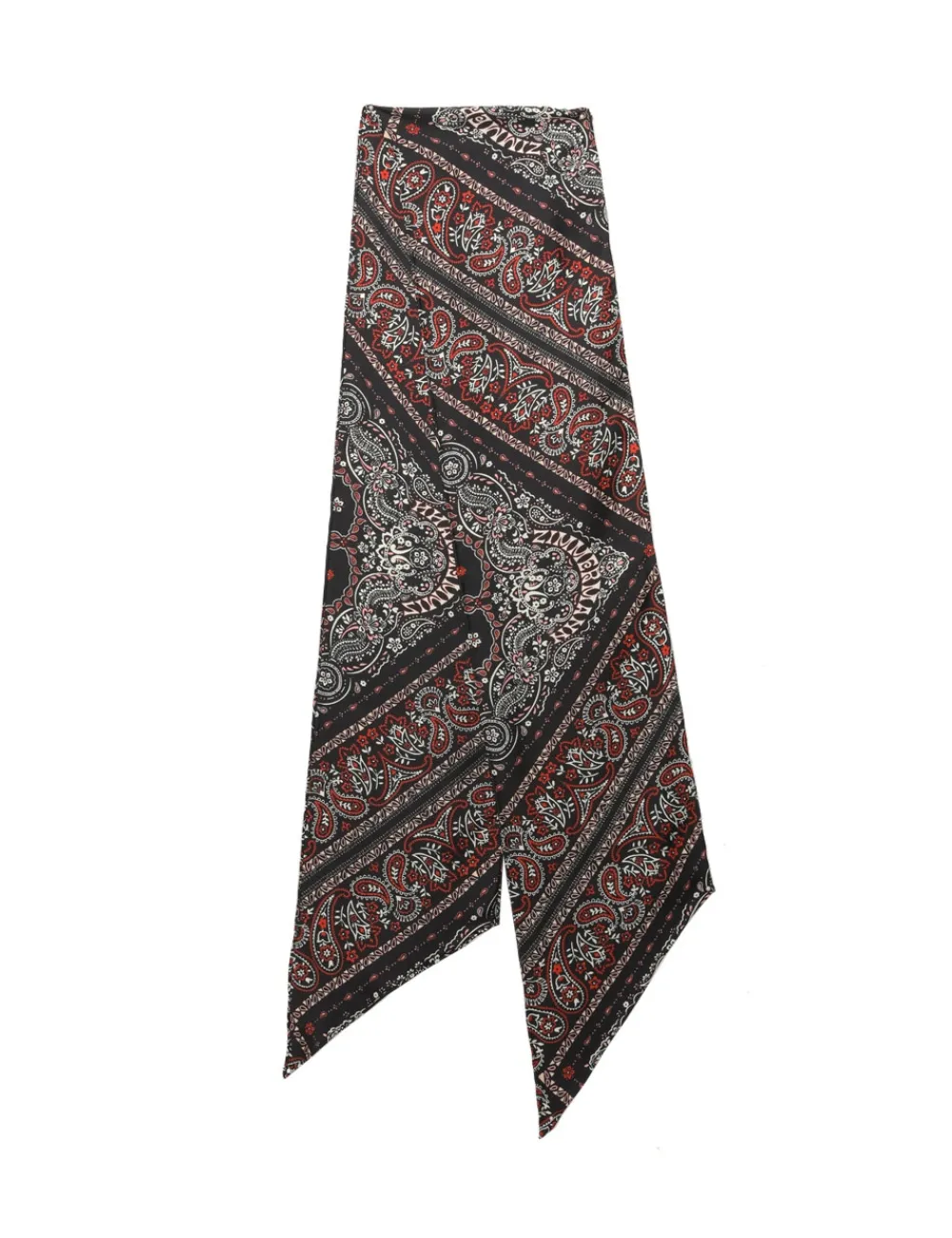 ZIMMERMANN Printed Silk Neck Scarf-Women Scarves