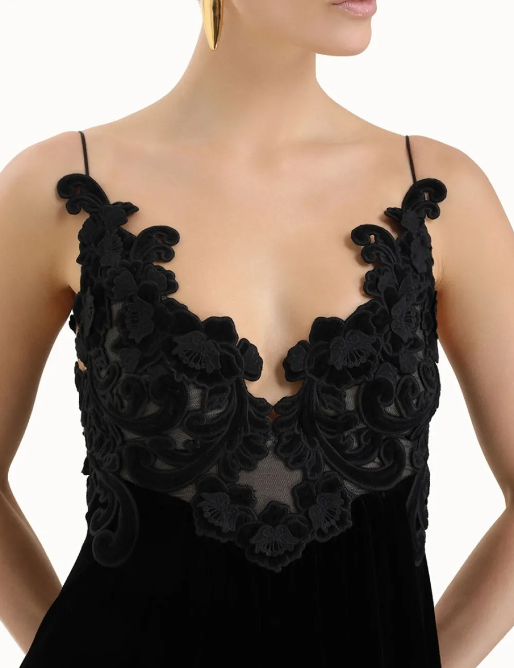 ZIMMERMANN Sensory Velvet Slip Dress-Women Luminosity