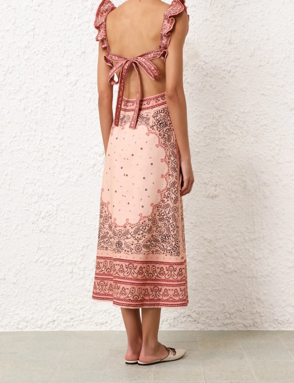 ZIMMERMANN Matchmaker Frilled Midi-Women In Focus