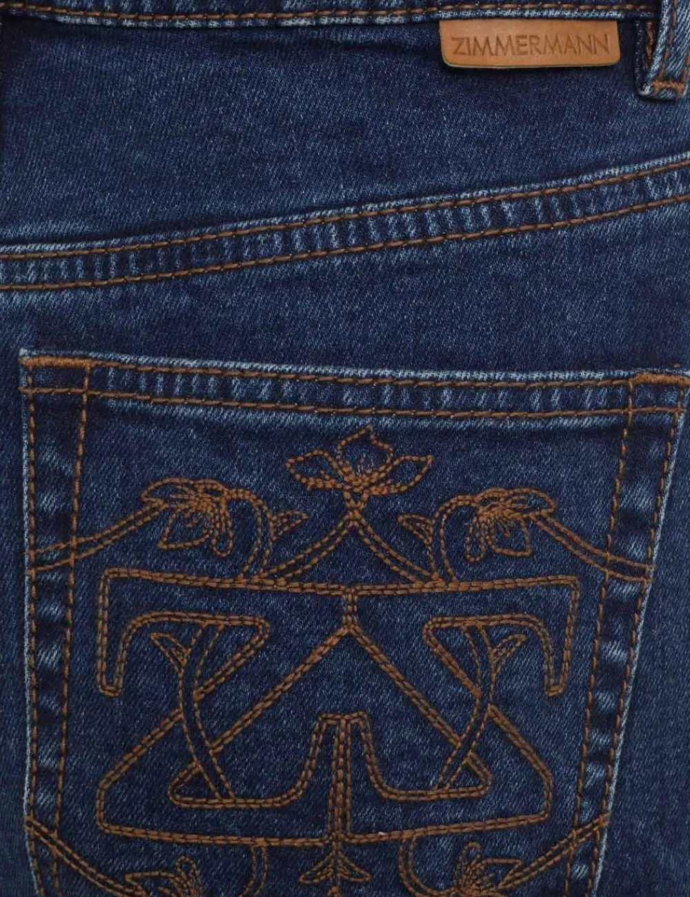 ZIMMERMANN Luminosity Wide Leg Jean-Women Shorts & Pants