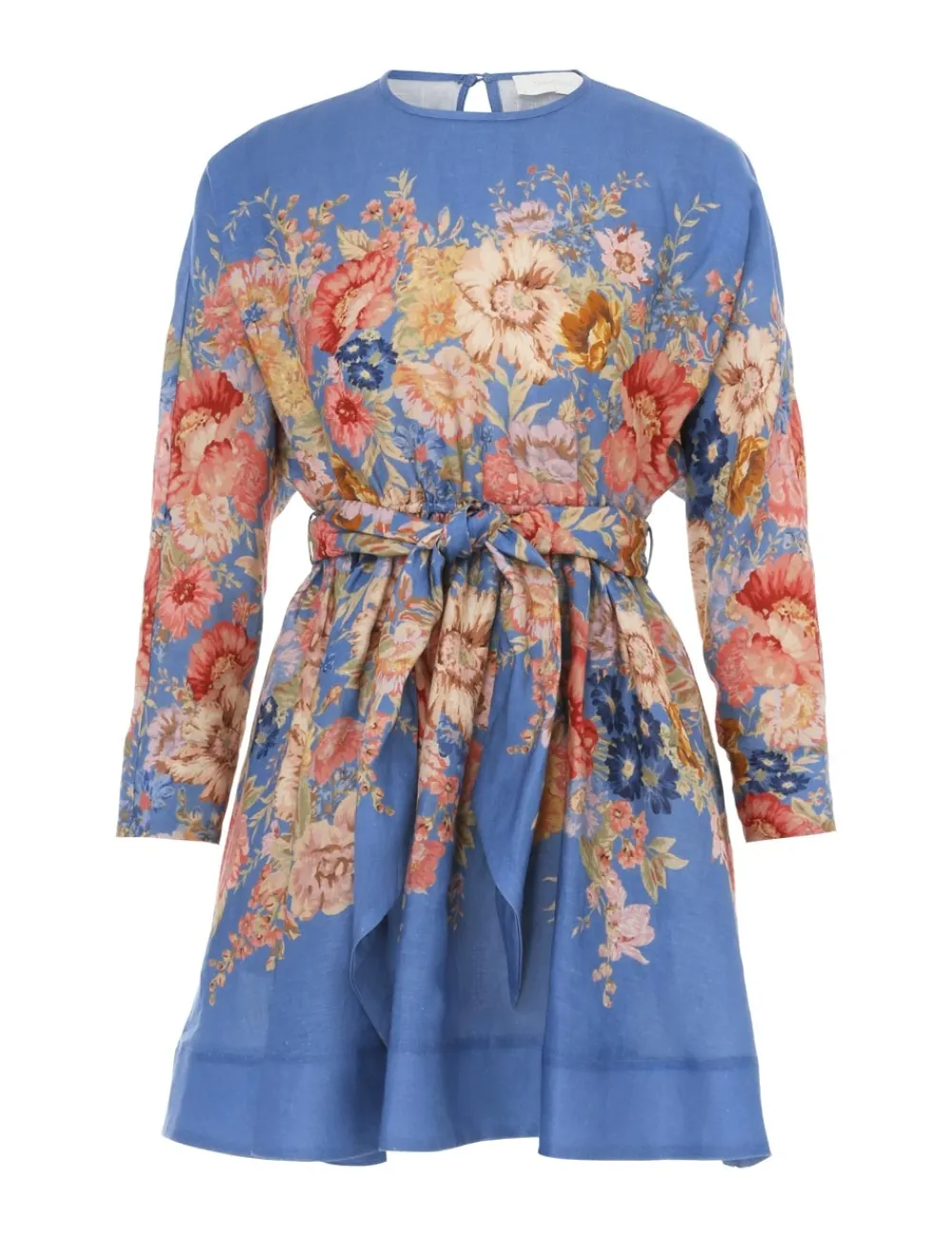 ZIMMERMANN August Long Sleeve Mini Dress-Women Dresses & Coverups