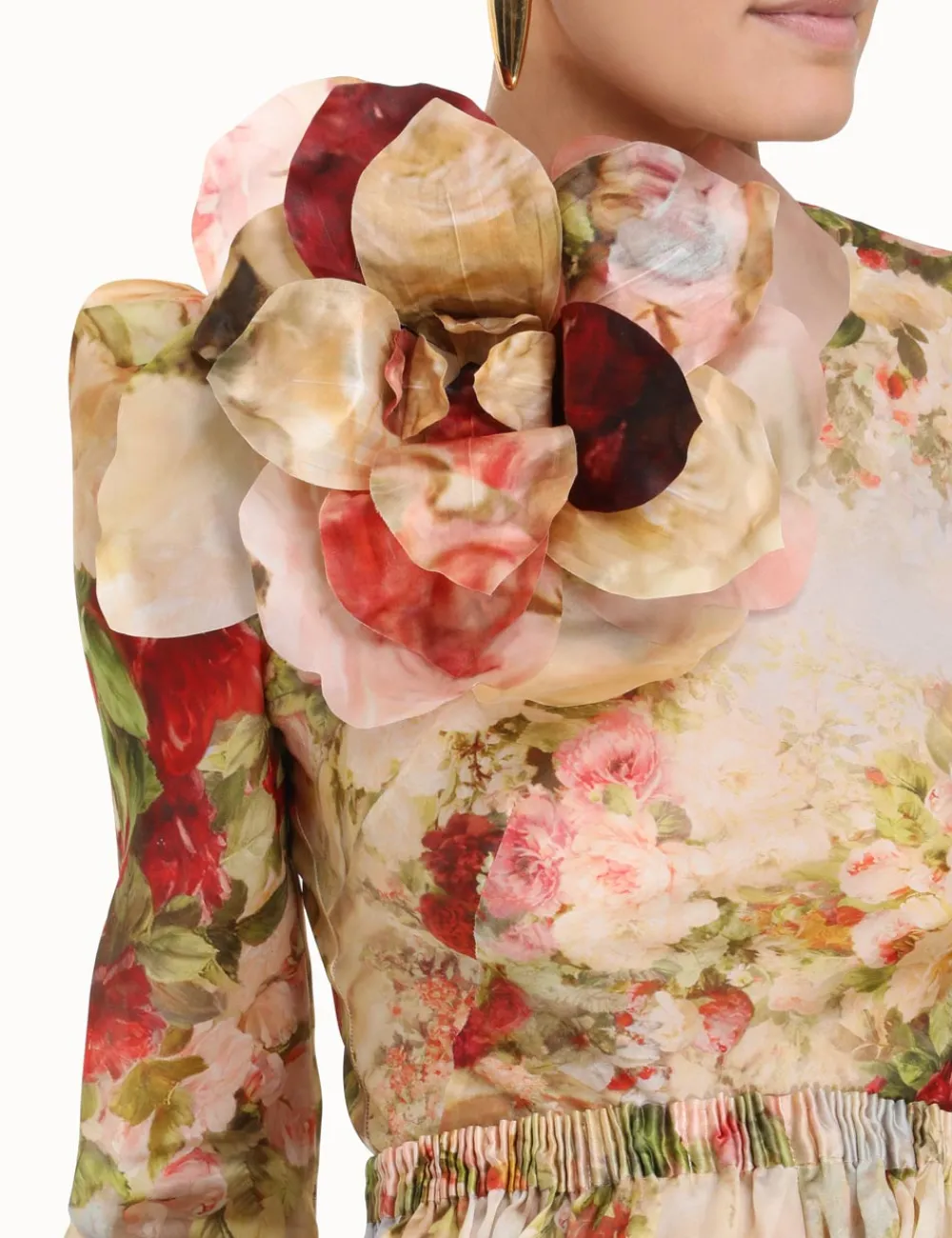 ZIMMERMANN Luminosity Ruched Mini Dress-Women Clothing