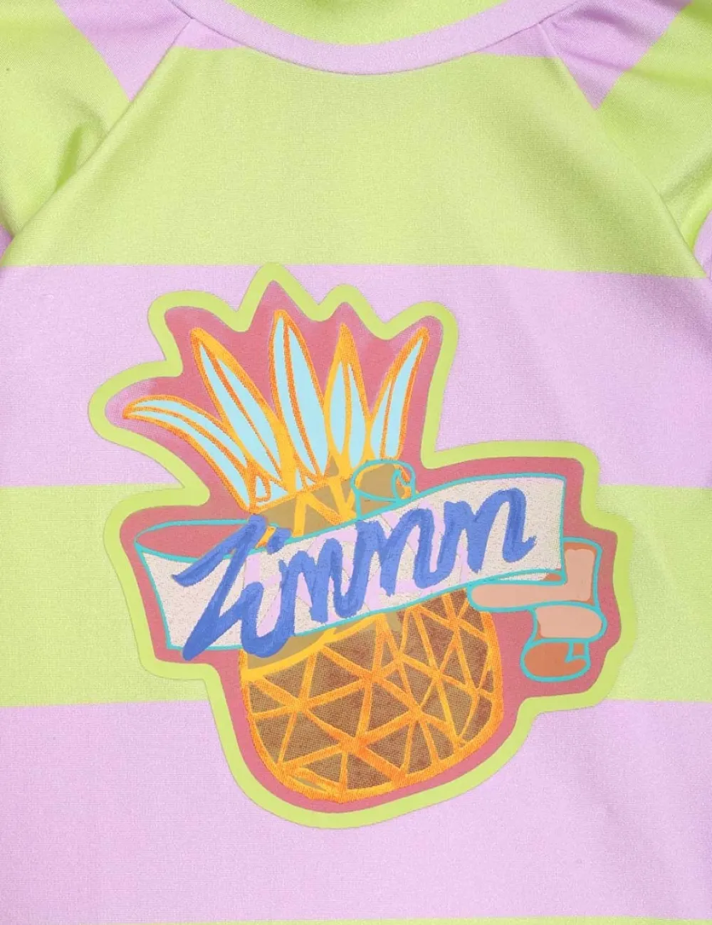 ZIMMERMANN Raie Pineapple Frill Rashie-Women Swimwear