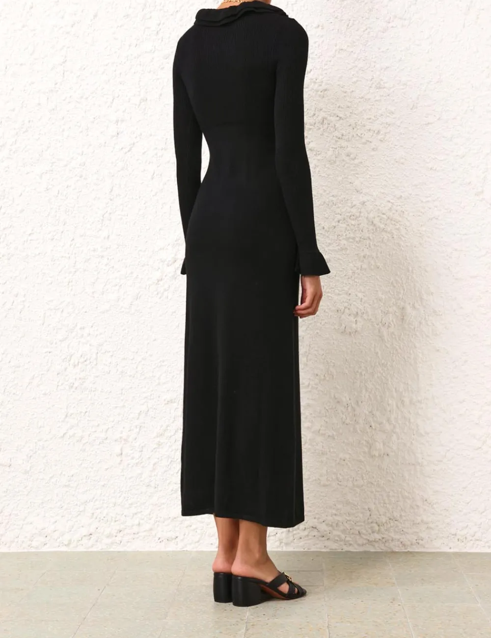 ZIMMERMANN Matchmaker V-Neck Ruffle Dress-Women Dresses