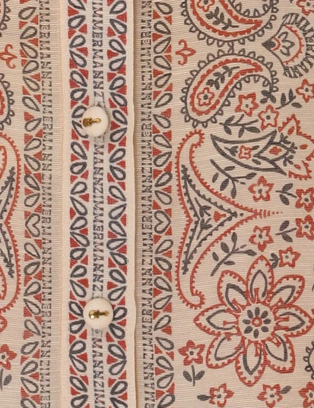 ZIMMERMANN Matchmaker Tie Neck Blouse-Women Tops