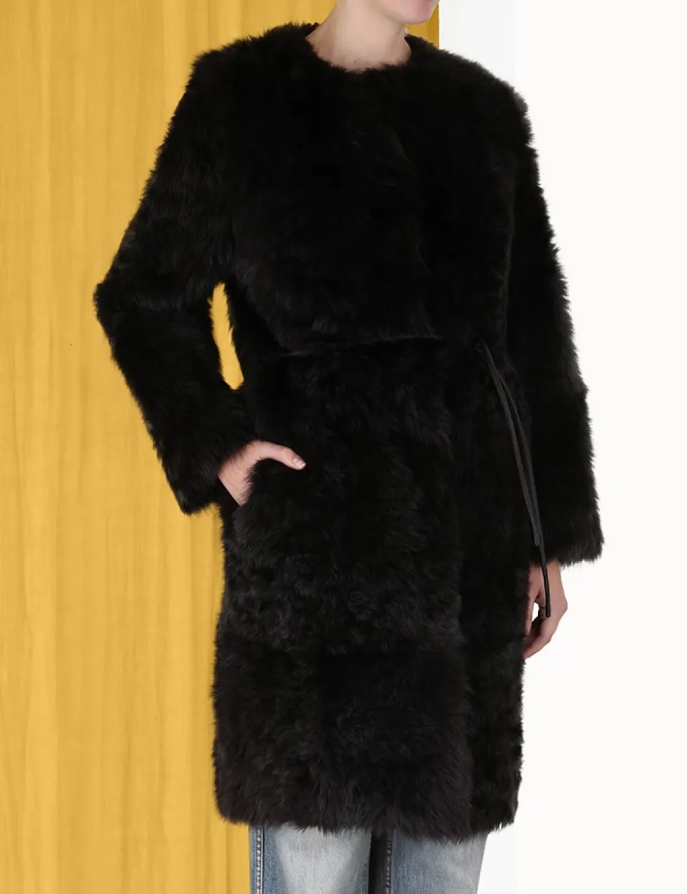 ZIMMERMANN Luminosity Shearling Coat-Women Jackets & Coats