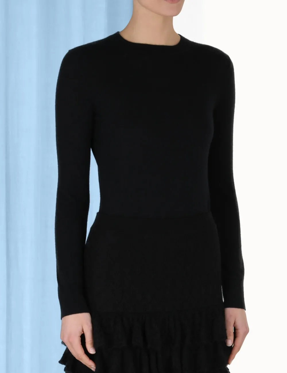 ZIMMERMANN Classic Crew Neck Sweater-Women Tops