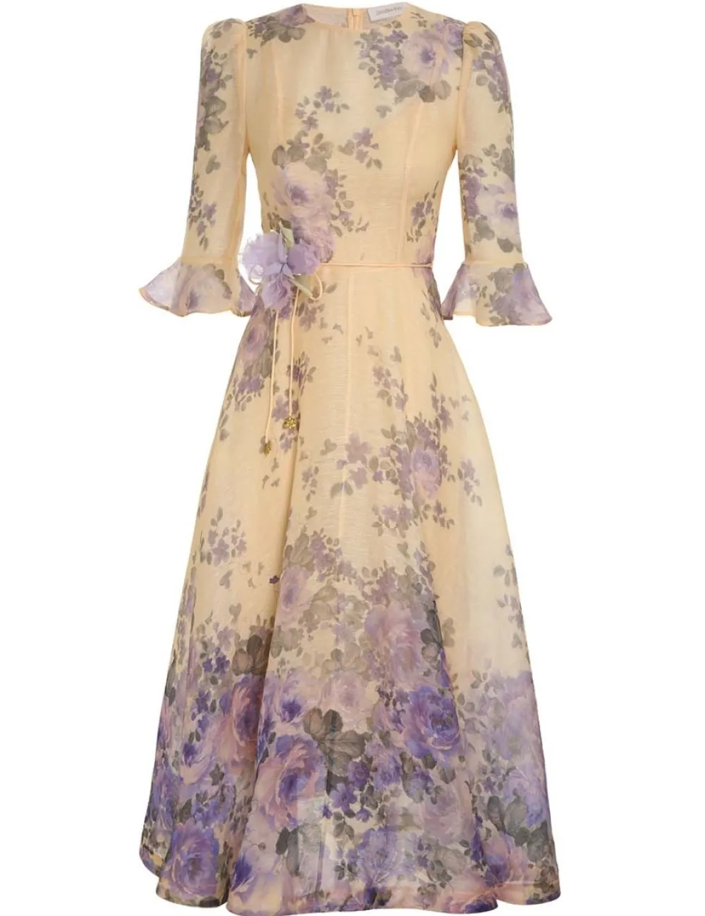 ZIMMERMANN Lyrical Flare Sleeve Midi-Women Luminosity