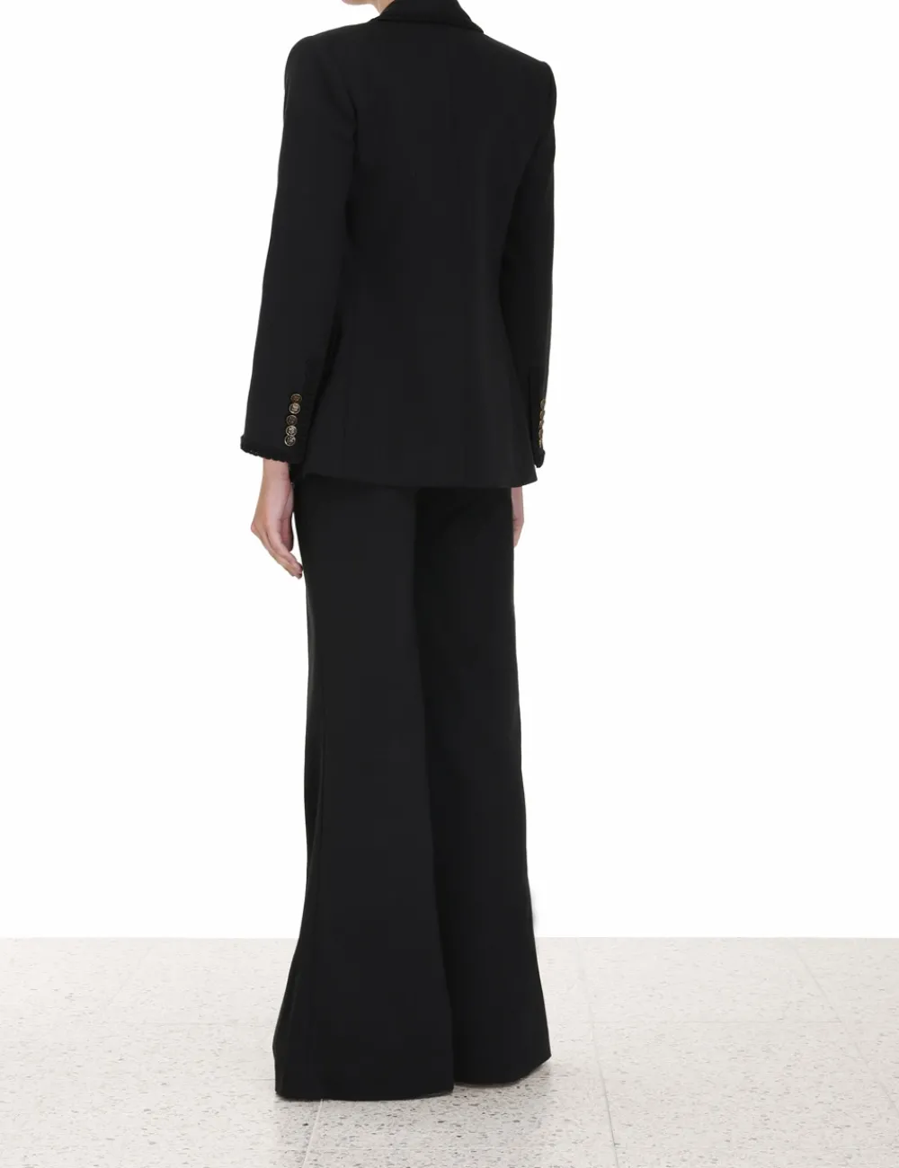 ZIMMERMANN Luminosity Shawl Collar Blazer-Women Luminosity