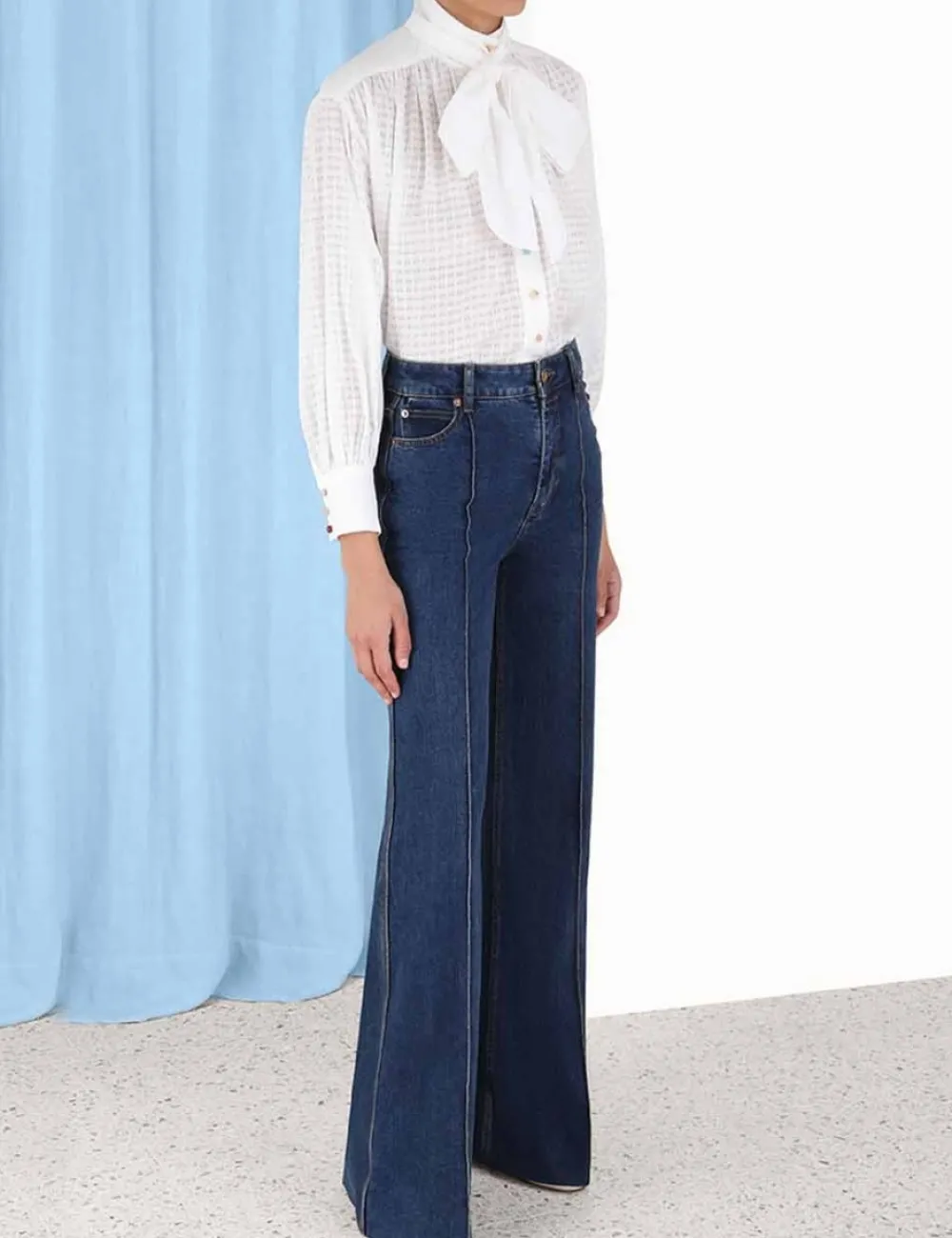 ZIMMERMANN Luminosity Tunic Blouse-Women Luminosity