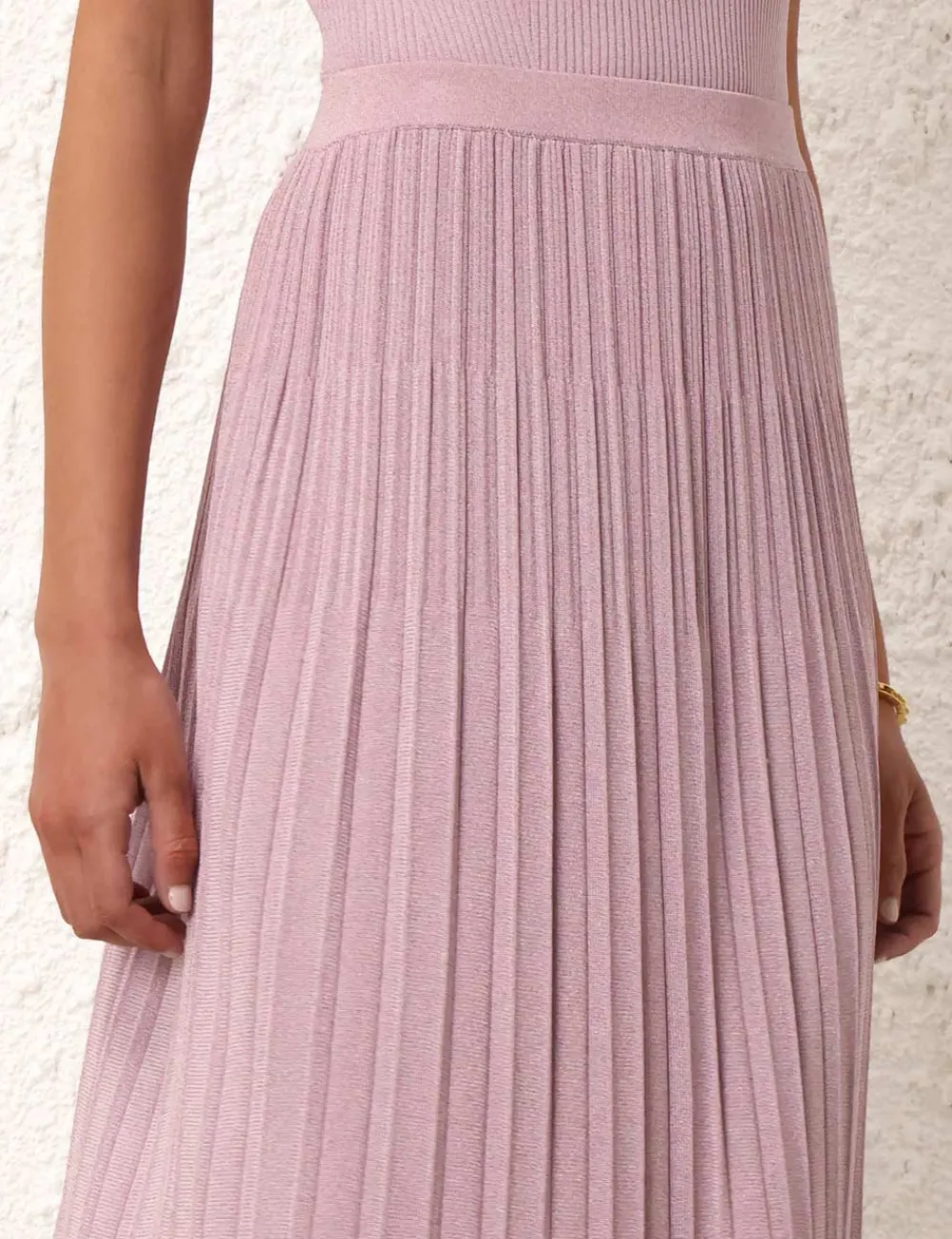ZIMMERMANN August Rib Midi Skirt-Women Skirts