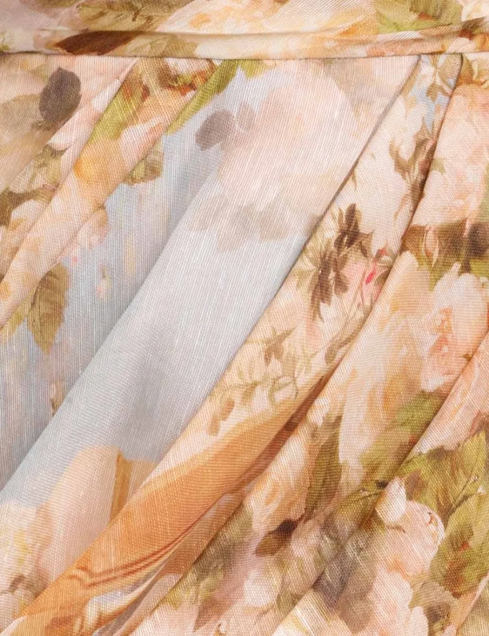 ZIMMERMANN Luminosity Drape Mini Skirt-Women Clothing