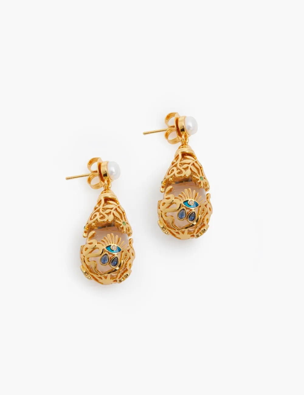 ZIMMERMANN Crystal Tarot Drop Earrings-Women Earrings