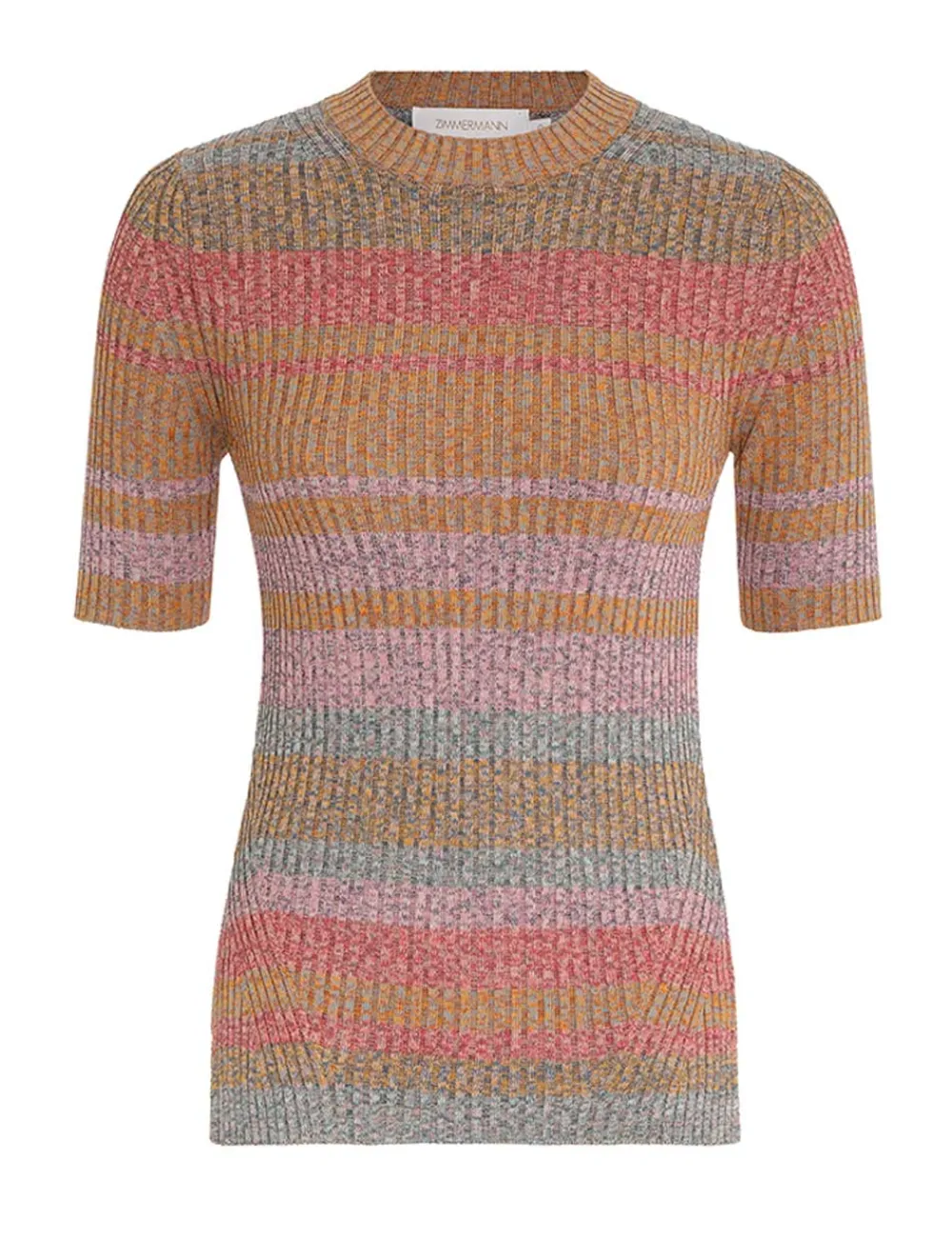 ZIMMERMANN Luminosity Mouline Tee-Women Knitwear