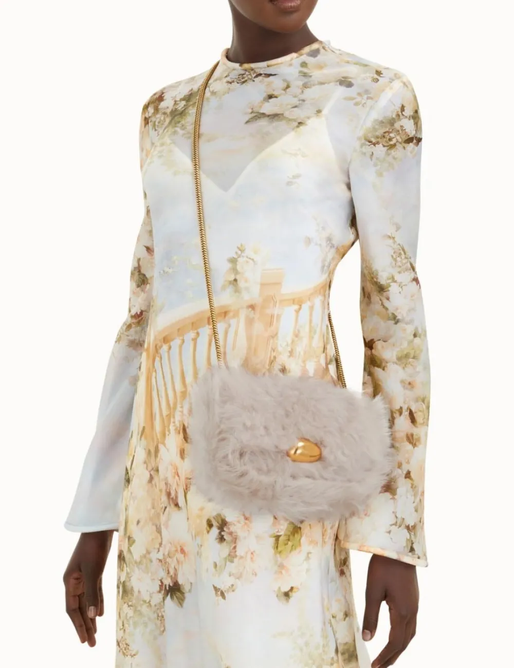 ZIMMERMANN Shearling Cross Body-Women Form & Light