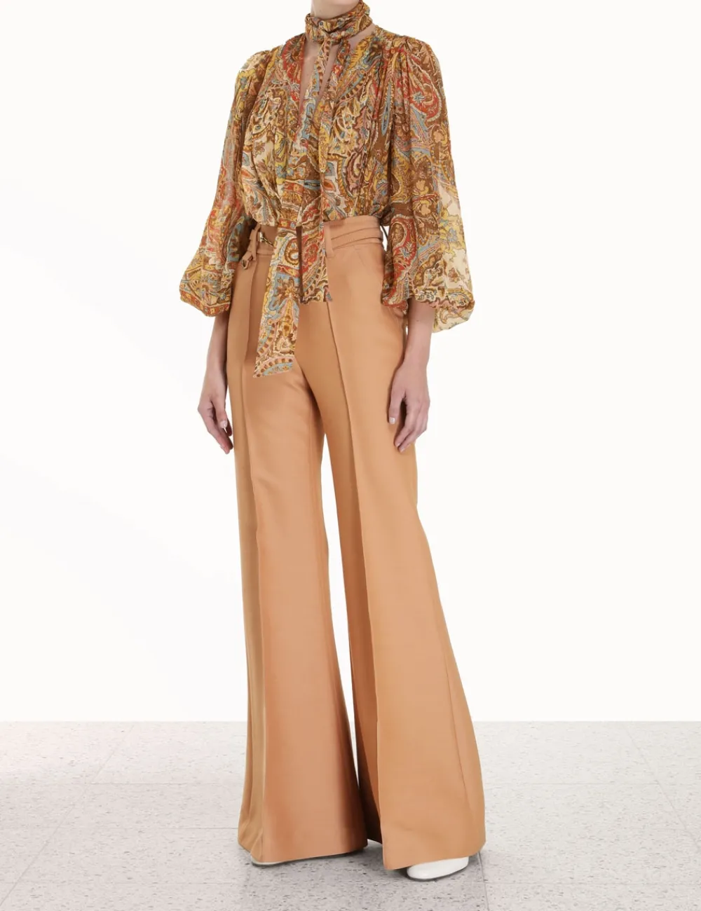 ZIMMERMANN Sensory Billow Blouse-Women Tops